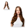 Locks & Mane 20" Clip-in Human Hair Extension - Gingerbread In Brown