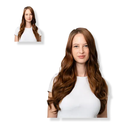 Locks & Mane 20" Clip-in Human Hair Extension - Gingerbread In Brown