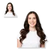 Locks & Mane 20" Clip-in Human Hair Extension - Milk Chocolate In Brown