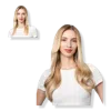 Locks & Mane 20" Clip-in Human Hair Extension - Toasted Marshmallow