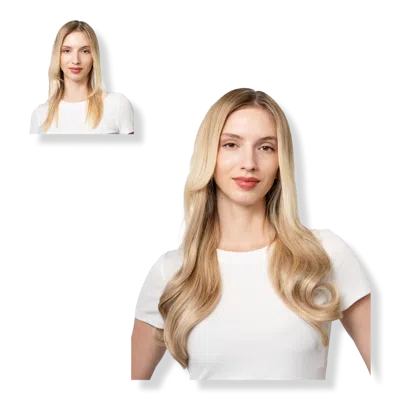 Locks & Mane 20" Clip-in Human Hair Extension - Toasted Marshmallow