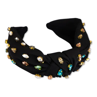 Locks & Mane Black Knotted Gem Headband