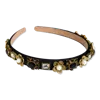 Locks & Mane Black Ornate Headband