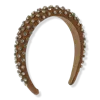 Locks & Mane Tawny Diamond Headband In Brown