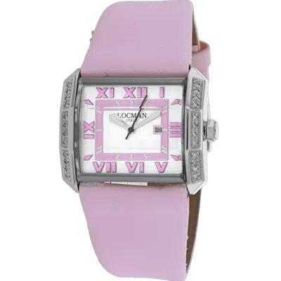 Locman Diamond Classic Watch In Pink