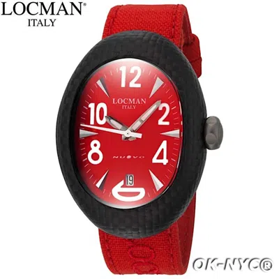 Pre-owned Locman Ladies'  Nuovo Carbonio Titanium Quartz Watch Ref 103, Sapphire 33x46mm