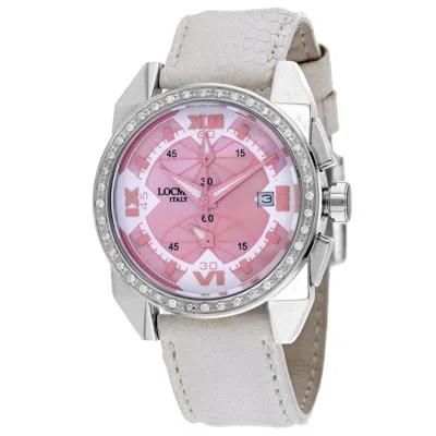 Locman Men's Cavallo Pazzo Mother Of Pearl Dial Watch In White