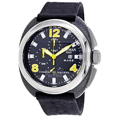 Pre-owned Locman Men's Classic Black Dial Watch - 134crbyl/bk