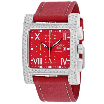 Locman Men's Classic Red Dial Watch | ModeSens