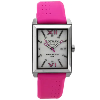 Locman Men's Mop Dial Watch In Pink