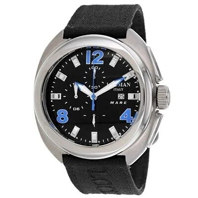 Pre-owned Locman Mens Classic Black Dial Watch - 13000bk
