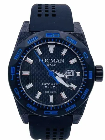 Pre-owned Locman Stealth Carbon Watch 300m 216kb/1095 Automatic Discounted