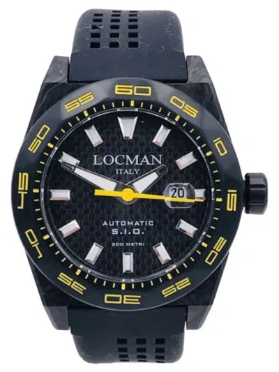 Pre-owned Locman Stealth Carbon Watch 300m 216ok/975 Automatic Discounted