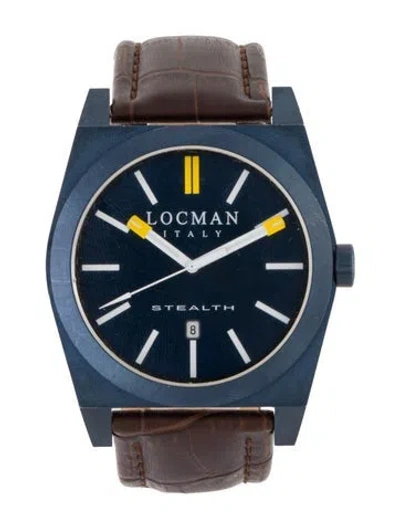 Pre-owned Locman Stealth Watch In Multi