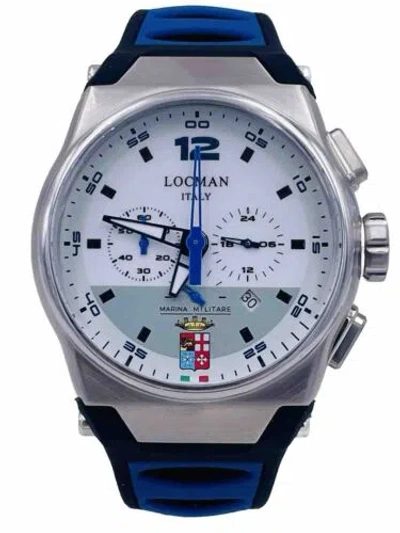 Pre-owned Locman Watch  Sea Chrono Limited Edition 555acmmw/549 44mm Very Discounted