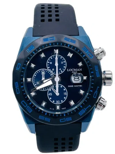 Pre-owned Locman Stealth Watch 300m 46mm 217blk/660 Chronometer Discounted