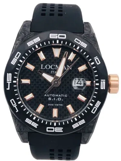 Pre-owned Locman Watch  Stealth Carbon 300m 216plk/975 Automatic Very Discounted