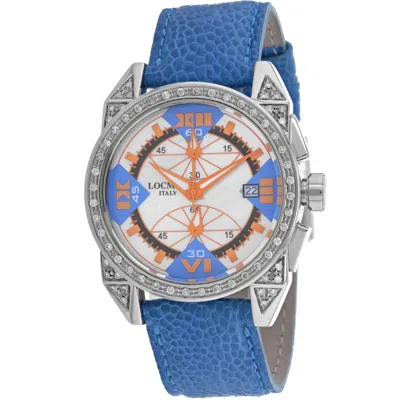 Locman Women's Cavallo Pazzo Mother Of Pearl Dial Watch In Blue