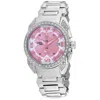 Locman Women's Cavallo Pazzo Pink Dial Watch In Silver