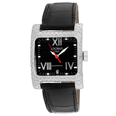 Locman Women's Classic Black Dial Watch In Silver