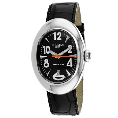 Locman Women's Classic Black Dial Watch In Silver