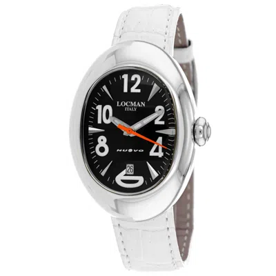 Locman Women's Classic Black Dial Watch In Silver