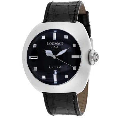 Locman Women's Classic Black Dial Watch In Silver