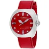 Locman Women's Classic Red Dial Watch In Red