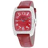 Locman Women's Classic Red Dial Watch In Red