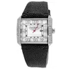 Locman Women's Classic Silver Dial Watch In Black