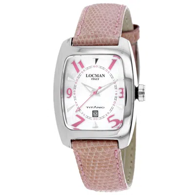 Locman Women's Classic White Dial Watch In Silver