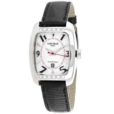 Locman Women's Classic White Dial Watch In Silver