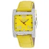 Locman Women's Classic Yellow Dial Watch In Yellow