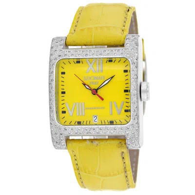Locman Women's Classic Yellow Dial Watch In Multi
