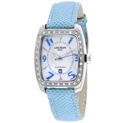 Locman Women's Titanio Mother Of Pearl Dial Watch In Multi