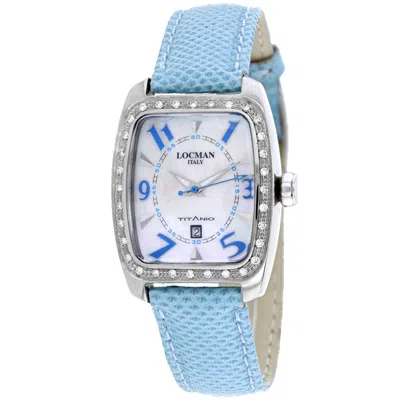 Locman Women's Titanio Mother Of Pearl Dial Watch In Multi