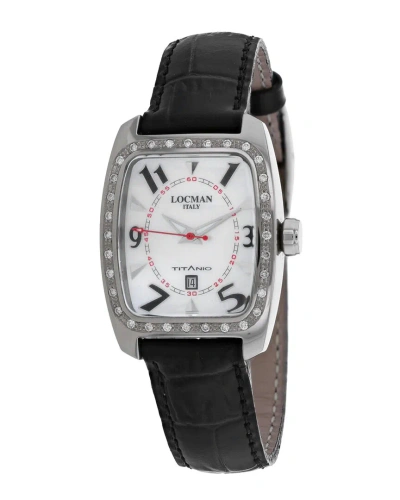 Locman Women's Titanio Watch In Black