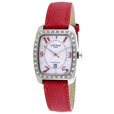Locman Women's Titanio White Dial Watch