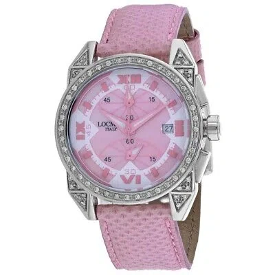 Pre-owned Locman Womens Cavallo Pazzo Mother Of Pearl Dial Watch - 161moppkdc/pkos