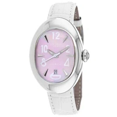 Pre-owned Locman Womens Classic Pink Dial Watch - 2000mp