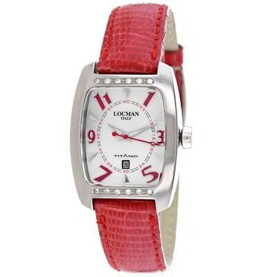 Pre-owned Locman Womens Classic White Dial Watch - 483f0mwf