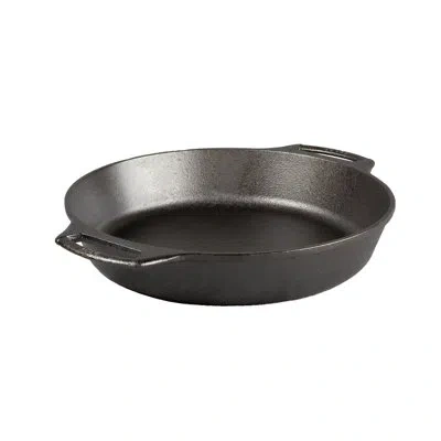 Lodge 10.25" Cast Iron Baker's Skillet In Black