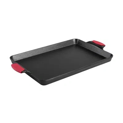 Lodge 15.5"x10.5" Cast Ironbaking Pan W/grip In Black