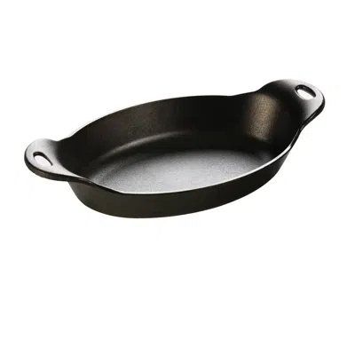 Lodge 36 Ounce Cast Iron Oval Serving Dish, 36 Ounce In Black