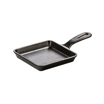 Lodge 5 Inch Square Cast Iron Skillet In Black