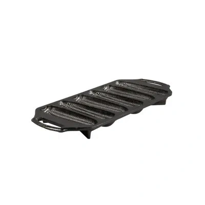 Lodge 6 Impressions Cast Iron Cornstick Pan In Black