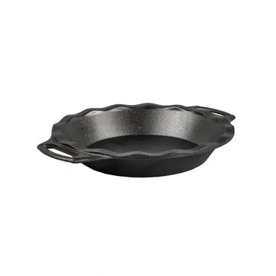 Lodge 9" Cast Iron Pie Pan In Matte Black