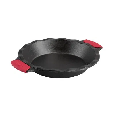 Lodge 9" Cast Iron Pie Pan W/silicone Grips