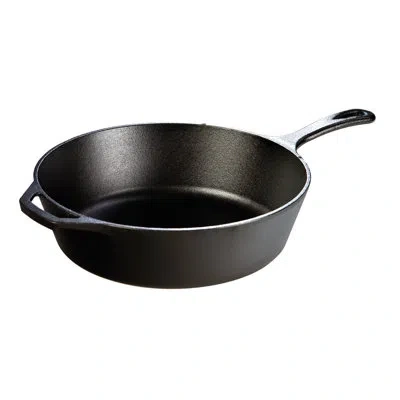 Lodge Cast Iron Deep Skillet In Black