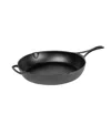 Lodge Cast Iron Lodge Blacklock 12" Triple Seasoned Skillet In Black